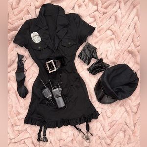 Sexy Cop Halloween Costume 6pc
